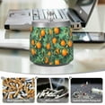 thumbnail image 6 of Yayeee Ashtray with Lid for Cigarette Smokeless Stainless Steel Home Ash Holder, Orange Tree Pattern, 6 of 7