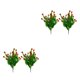 thumbnail image 2 of Matsuzay 2 bolsas de eucalipto de 7 puntas simuladas de alta rentabilidad: planta de agua simulada ecológica y versátil, color rojo brillante rojo brillante 2Conjunto, 2 of 6