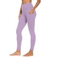 thumbnail image 2 of Tittly Sweatpants Women Yoga Pants Leggings For Women Tummy Butt Lifting Yoga Pants Compression Workout Leggings High Waisted Tights With Pockets Women's Pants Lounge Pants Women Pink XXL, 2 of 7
