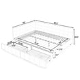 thumbnail image 2 of Harper & Bright Designs Full Size Upholstered Daybed Frame with Drawers, Velvet L Shaped Corner Bed with Backrest and Armrests for Bedroom Living Room, Black, 2 of 15
