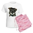 thumbnail image 6 of CafePress - Mini Schnauzer Women's Light Pajamas - Women's Short Sleeve Print T-Shirt and Pants Light Cotton Pajama Set, 6 of 7