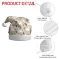 thumbnail image 6 of Cauagu Cute Alpaca for Adult Christmas Hat,1-Pack Xmas Holiday Hat Santa Hat for Women & Men Festive Headwear Accessories Fit for Christmas/New Year/Party, 6 of 6