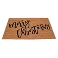 Outdoor, Christmas Mats In Front Of The Door, Brown Decorative Mat