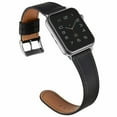 thumbnail image 3 of Antank Compatible with Apple Watch Band 38mm 40mm 41mm 42mm 44mm 45mm Women Men Girls Boys Genuine Leather Replacement Strap for iWatch Series 7 6 5 4 3 2 1 iWatch SE, 3 of 12