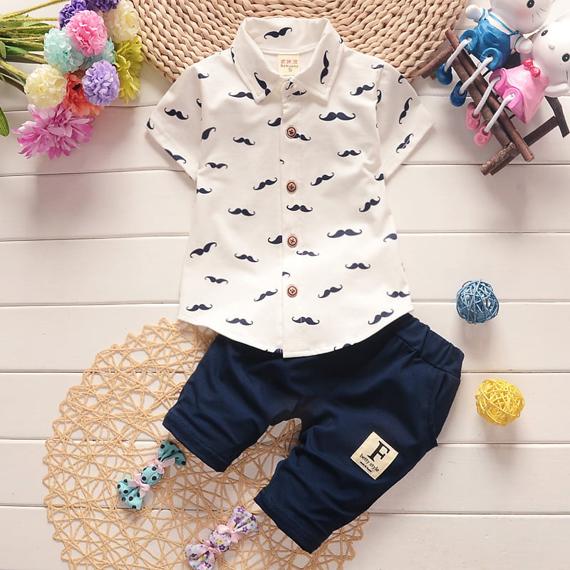 Toddler Baby Kids Girls Clothes Floral Tops T-shirt Shorts Pants Outfits Summer