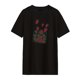 thumbnail image 2 of Camiseta de manga corta para mujer, camisetas de verano, ropa cómoda de moda, camisetas para la playa, desplazamientos, compras, vacaciones, negro SG, 2 of 10