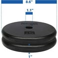 thumbnail image 5 of Yes4All 15 lbs Standard Weight Plates, 1 inch Cast Iron Weight Plates for Dumbbells, Pair, 5 of 7