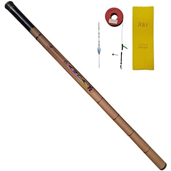 Portable Ultralight Telescopic Fishing Rod Hand Pole Retractable Combo Travel Crappie Fishing Rod 2.7M 3.6M Bamboo Fishing Pole (3.3m Combo)$$Sport & Recreation Other