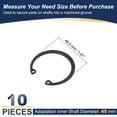 thumbnail image 2 of Uxcell Internal Retaining Rings, C-Clip Snap Ring Internal Retaining Circlip Snap for Automotive 45 mm, 2 of 7
