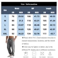 thumbnail image 3 of LTTVQM Jogger Pants for Men Casual Relaxed Fit Cargo Pants Summer Spring Drawstring Sweatpants Hiking Outdoor Twill Sport Pants Light Gray L, 3 of 7
