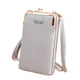 thumbnail image 5 of Bolso bandolera Yuyangstore para teléfono móvil Mujer Gris monedero del teléfono celular, 5 of 8