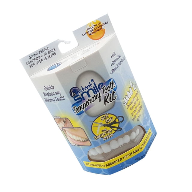 Vogacara para dentadura postiza, pegatina para blanquear los dientes, maquillaje, pastas para sonrisas, operación Simple, artesanía decorativa de cuidado de los oídos Vogacara CE002369-00
