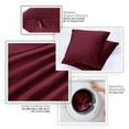 thumbnail image 4 of Nestl Velvet Throw Pillow Covers Solid Square Soft Decorative Pillow Cover for Sofa, 20" x 20", Red, Pack of 4, 4 of 8