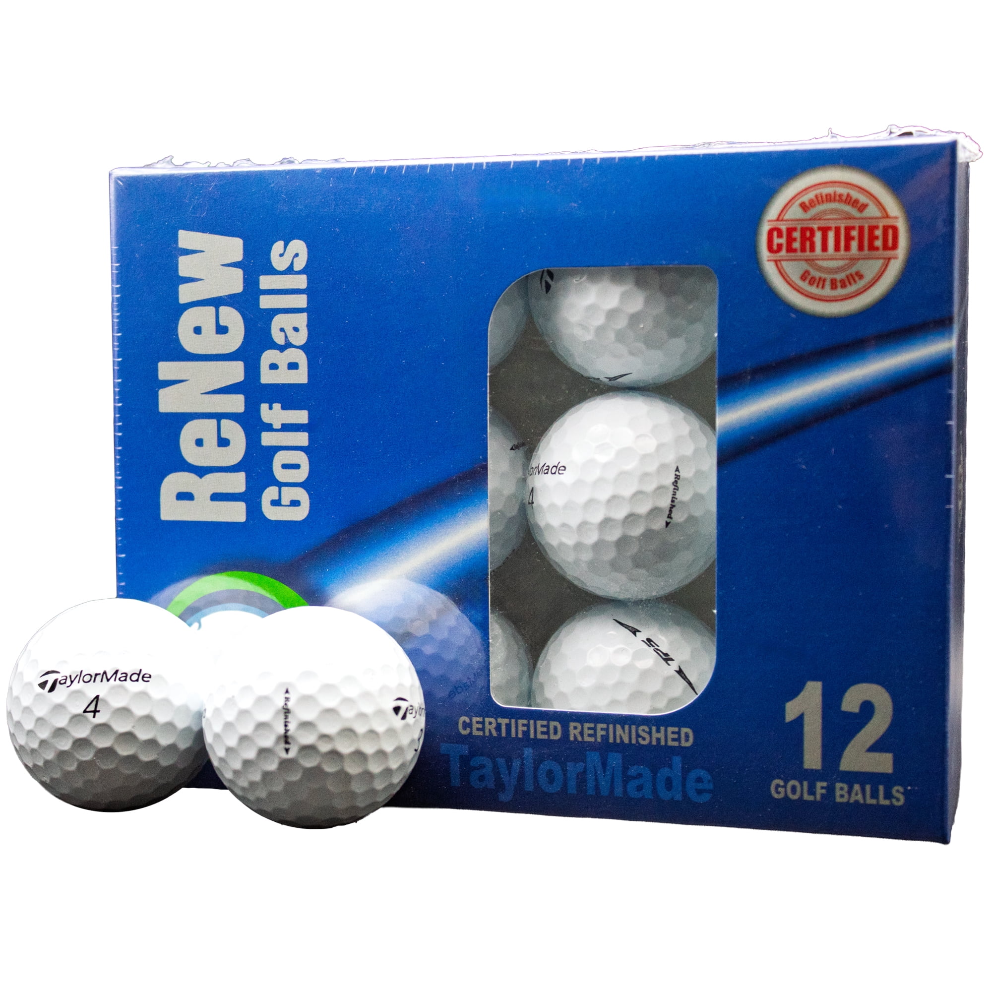 (2 pack) TaylorMade TP5 Refinished Golf Balls 12 Pack – Premium Refinished Golf Balls