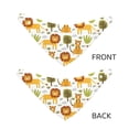 thumbnail image 3 of Rateoe Tiger Lion Print Pet Scarf for Dogs and Cats – Stylish Reflective Design, Breathable & Durable Pet Bandana with Quick-Release Buckle-Large, 3 of 5