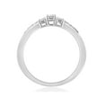 thumbnail image 2 of 1/4ct Three Stone Round Diamond Engagement Ring 14K White Gold Solitaire Jewlery, 2 of 4
