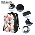 thumbnail image 4 of Rocae Koi Fish And Corals print Computer Bag with Separate Compartment, Suitable for 15 inch Laptop Backpack, Gift for Men and Women, 4 of 5