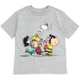 thumbnail image 5 of PEANUTS Woodstock Snoopy Charlie Brown Toddler Boys 3 Pack T-Shirts Blue / Gray / Khaki 2T, 5 of 5