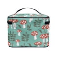 thumbnail image 4 of HELLHERO Store and Organize 8.86 x 6.5 x 5.9 Inches Lightweight Travel Cosmetic Bag Organizer Multi-Function Makeup Organizer Makeup Organizer Mushroom, 4 of 5