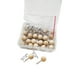 thumbnail image 4 of Advancent Colgadores para cuadros, ganchos para marco de fotos colgantes de cabezas para uñas, alfileres para espejo de pintura, decoraciones bonitas Artesanía 25 piezas redondas NO2 Advancent HA012163-03, 4 of 6