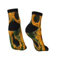 thumbnail image 4 of Bingfone Sunflowers 7 Design Patterned Men'S Women'S Casual Cotton Socks, 4 of 9