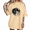 apricot-1, variant on UNISHE Women's Vintage Full Moon Copy Moon Joy Dark Academia Celestial Graphic Short Sleeve T-shirt Relaxed Fit