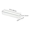 thumbnail image 2 of QUMIIRITY 5Pcs Drawer Organiser Trays for Kitchen and Office 12x6x2in, 2 of 8