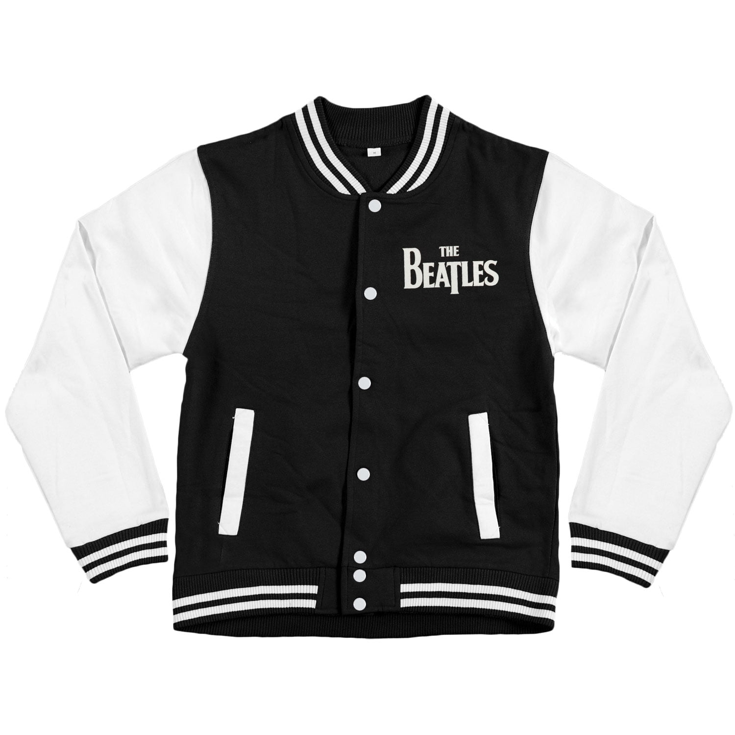 The Beatles - Beatles Men's Drop T Logo Varsity Jacket ...