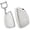 White, variant on Key Fob Cover Compatible with Chevrolet Silverado 1500 Traverse Equinox GMC Sierra 1500 Buick Envision 2025‑2026 Key Case Shell with Keychain,1
