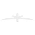 thumbnail image 2 of 84"W x 17 1/2"H x 2"D x 4"F, 5/12 Pitch, Alberta Architectural Grade PVC Gable Bracket, 2 of 8