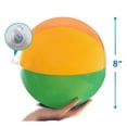 thumbnail image 2 of Novelty Place 12 Pack Inflatable Beach Balls - 8" Dia Summer Seaside Beach Pool Party School Supplies Floating Toys, 2 of 8