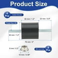 thumbnail image 2 of M6 30x30mm Rubber Isolator Mounts Shock Absorber Anti-Vibration Isolation Damping Mounts, 4 Pcs, 2 of 7