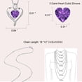 thumbnail image 4 of LAVUMO Heart Necklace for Women Sterling Silver 925 Jewelry Gift for Her, 4 of 5