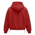 thumbnail image 5 of FUZHIQ Womens Cat Dog Carrier Hoodie Pet Pouch Sweatshirt Kangaroo Pocket Round Opening Hooded Pullover Top, 5 of 5
