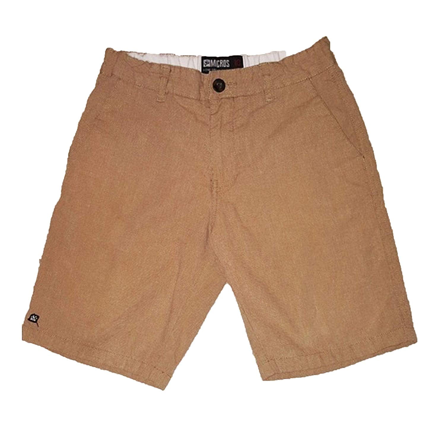 Micros Youth Boys Drawstring Shorts, Khaki, Small - Walmart.com