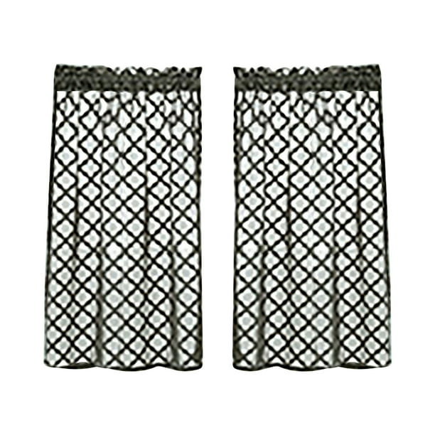 Cortinas Cortinas cortas Cortinas para barra Cortinas para cocina Cortinas para dormitorio 24 x 35 pulgadas 2 paneles