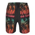 thumbnail image 4 of Kdxio Go Surfer Pattern Mens Casual Shorts - Drawstring Summer Beach Sports Shorts for Men, 4 of 9
