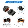 thumbnail image 3 of Conector de terminal de cable macho hembra de 12 pines para faro delantero para Hyundai 1 juego, 3 of 6