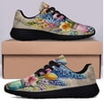 thumbnail image 3 of Hello Spring Floral Shoes Sneakers Black Size 12, 3 of 7