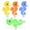 Multicolor Size H4, variant on Colorful Diving for Swimming Training, Pool Sink Diving for Practice, Underwater Diving for with Adult Supervision 4 diving seahorses