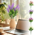 thumbnail image 7 of SLYNSHome Artificial Lavender Flowers for Outdoors,Fake Plants Artificial Plastic Faux Plants for Home Window Box Planter Porch Gardens Decor - Hot Pink, 7 of 7