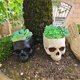 thumbnail image 3 of Outdoor Garden Decoration Halloween Skull Decoration Succulent Flower Pot Gothic Home Decoration, 3 of 5