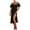 Black, variant on Jamsmile Womens Dress Summer Short Sleeve Off Shoulder V Neck Backless High Split Dresses Chic Summer Party Dress