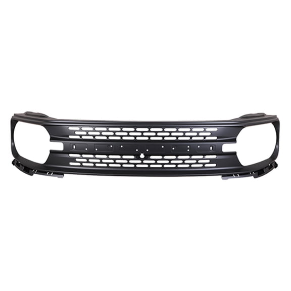 New Aftermarket CAPA Unpainted Front Grille Replaces M1PZ8200EBPTM One Piece fits 2021-2024 Ford Bronco Sport Badlands Sport Utility 4-Door
