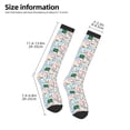 thumbnail image 2 of KLL Back To School Print Cool Socks Men's Women's Crew Socks Funny Crazy Novelty Stockings, 2 of 6