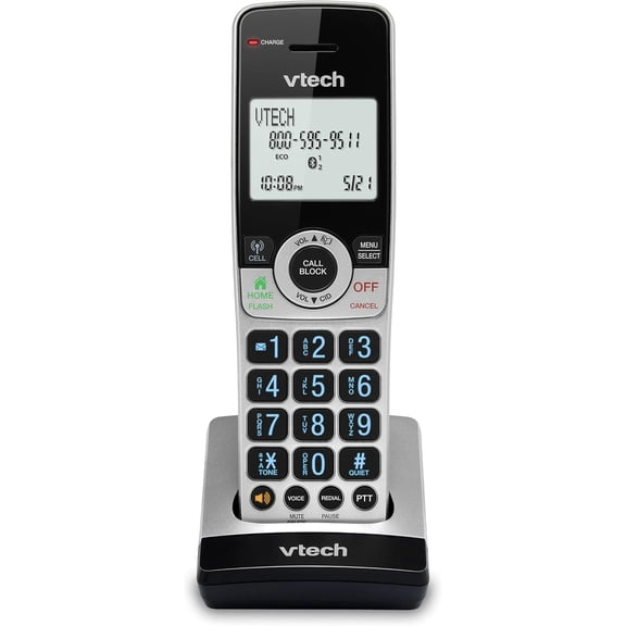 Pre-Owned VTech IS8201 Accessory Handset for IS8251 Business Grade Cordless Phone Series, Perfect for Home Office, Smart Call Blocking, Answering System, Bluetooth Connect to Cell
