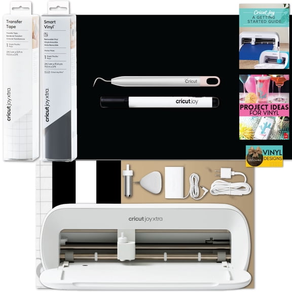 Cricut Joy Xtra Electric Die-Cutting Machine with Smart Vinyl Bundle