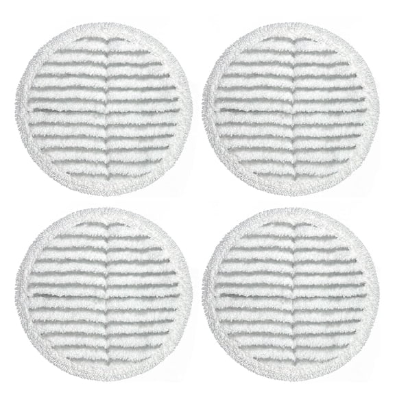 4 Pack 2124 Spinwave Mop Pad Replacement Pads Compatible with Bissell Spinwave Mops 2039 2037 2039A Series Steam Mop Pads for Bissell Spinwave Hard Floor Cleaning Kits 4 Scrubby Pads.