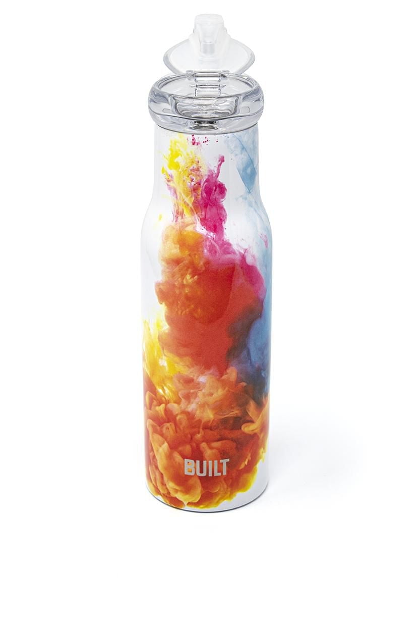 Bouteille à Couvercle Rabattable en Acier Inoxydable Scellée sous vide à Double Paroi de 18 oz
