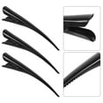 thumbnail image 3 of 3 pinzas metálicas para el pelo con forma de pico de pato, accesorios para la cabeza para mujeres, niñas y niñas (negro), 3 of 6
